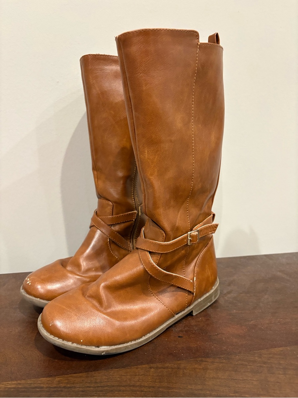 The Children's Place Girls Tall Brown Riding Boots